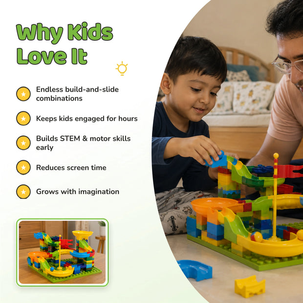 STEM Sliding Building Blocks - 100 Pcs
