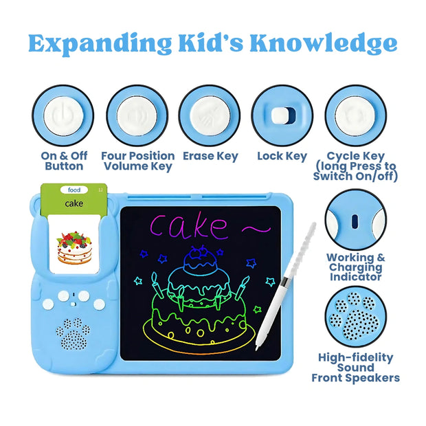 2 In 1 Early Education Device with LCD Tablet