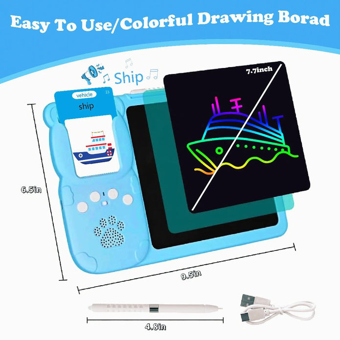 2 In 1 Early Education Device with LCD Tablet