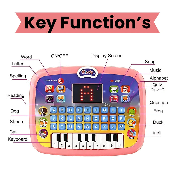 Kids Educational Tablet - Learning Toy for Kids - Toddlers Art