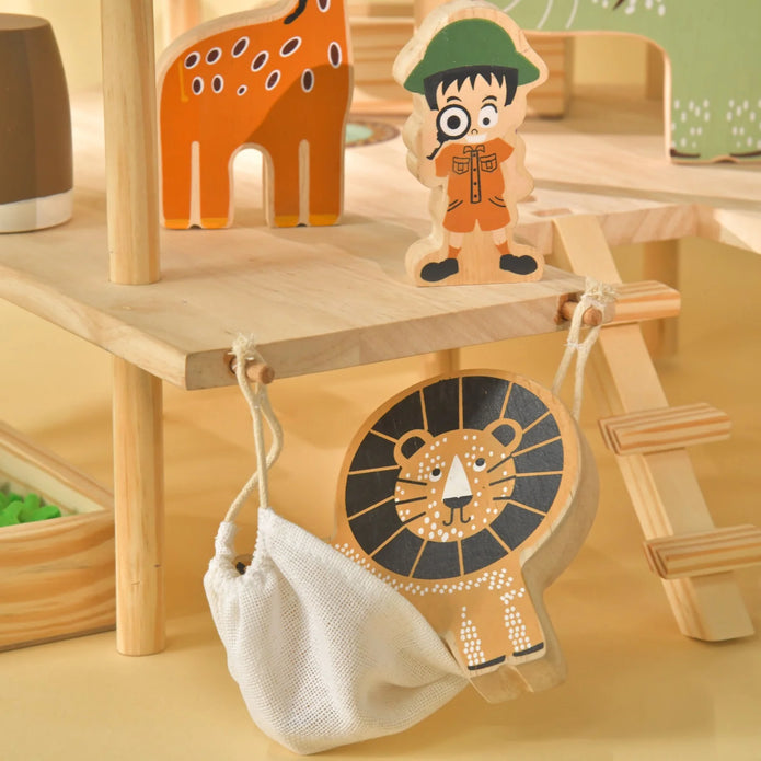 Little Explorers Wooden Jungle Safari