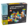 Light Magnetic Blocks Marble Run Set