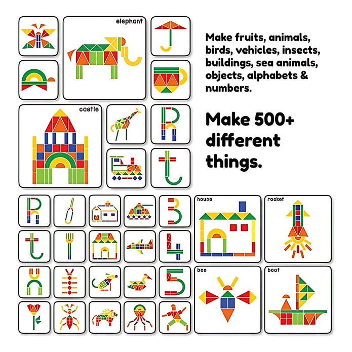 Magna Play Kit - Magnetic Building Toy - Toddlers Art
